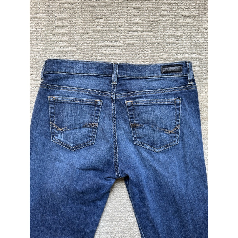 BKE Buckle Reserve Women's Addison  Skinny Blue Dark Wash Denim Jeans Size 27R‎ - Picture 8 of 9